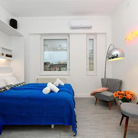 Neon Large Boutique Penthouse, Balcony Parking Close To Danube דירה *